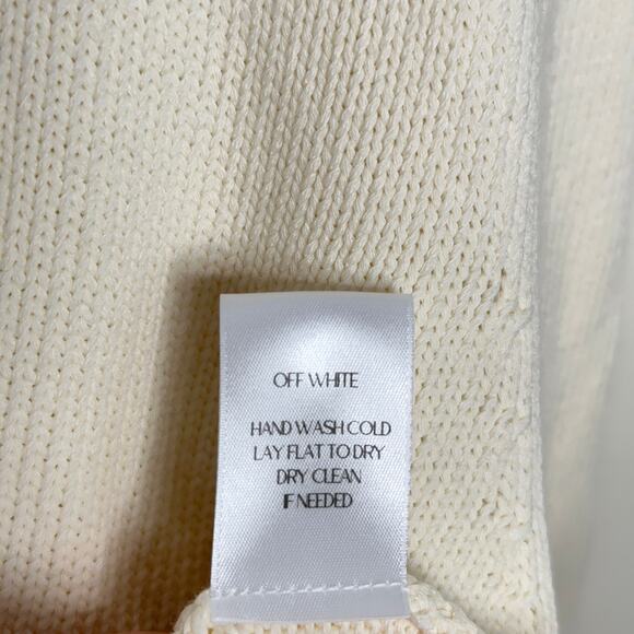 LESET May Polo V Neck Sweater Off White Cream {K30} - Picture 11 of 11
